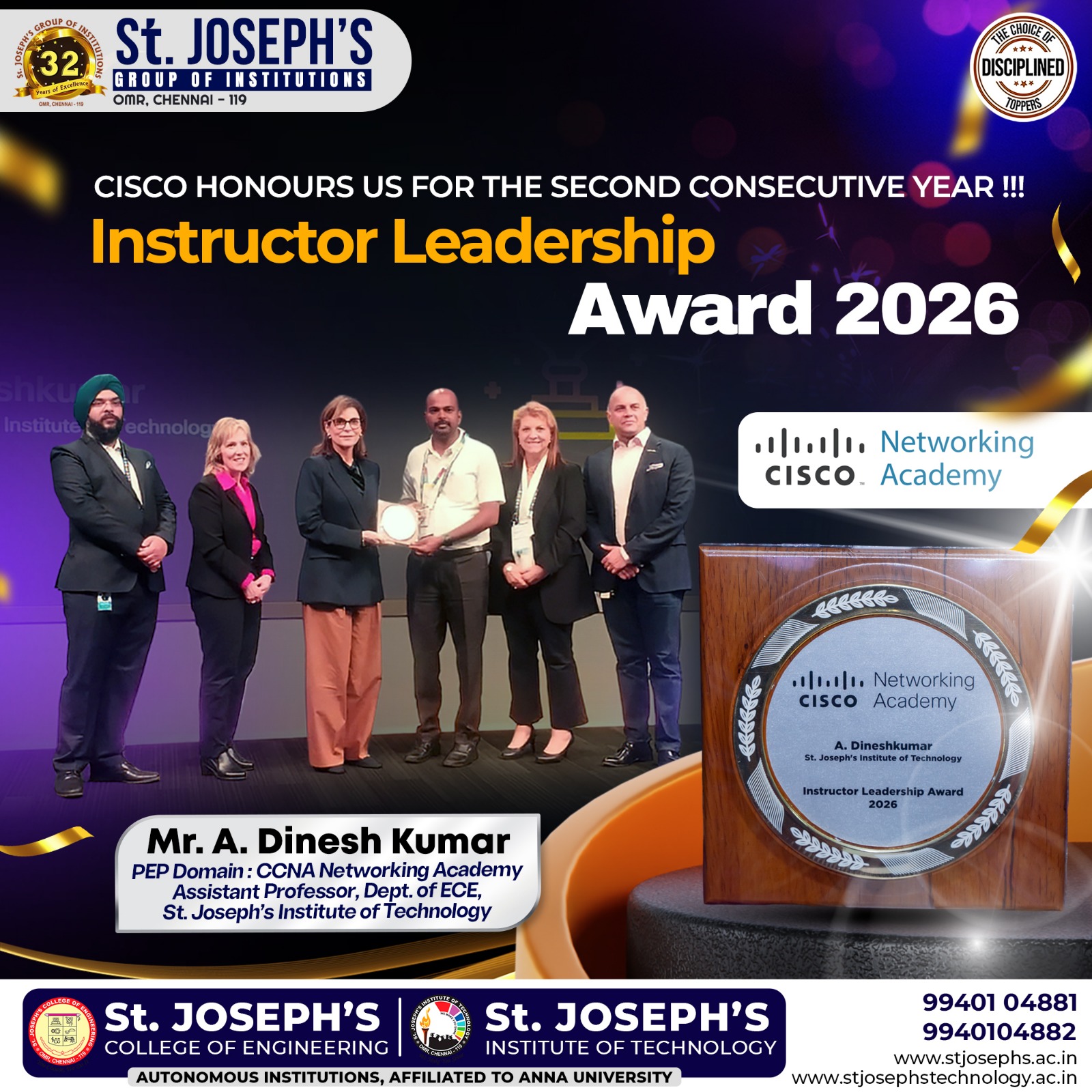 Cisco Instructor Leadership Award gallery image 2